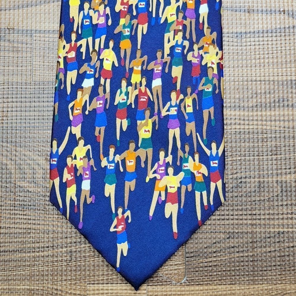 Alynn Marathon Tie 100% Silk Handmade